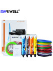 3D Ручка MyRiwell USA Pro + Набор PLA пластика 20 цветов (100 метров) + Набор цветных трафаретов для рисования!