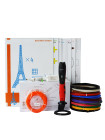 3D РУЧКА AIR PEN POLAROID PLAY PRO + Набор Эко пластика PLA 16 цветов 80 метров + подставка для ручки + набор цветных трафаретов для рисования!