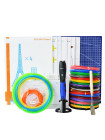 3D Ручка Air Pen Polaroid PLAY MAXIMUM + Набор Эко пластика PLA 16 цветов 80 метров + Набор трафаретов для рисования + подставка + лопатка + коврик (220x220 мм) + светящийся PLA пластик!