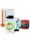 3D ручка MyRiwell Stereo Drawing (RP-200B) PRO + Набор Эко пластика PLA 20 цветов 100 метров + Набор трафаретов для рисования!