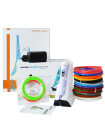 3D ручка MyRiwell Stereo Drawing (RP-200B) PRO + Набор Эко пластика PLA 20 цветов 100 метров + Набор трафаретов для рисования!