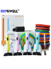 3D ручка MyRiwell Stereo Drawing (RP-200B) VIP + Набор Эко пластика PLA 20 цветов (100 метров) + Набор трафаретов для рисования + подставка для ручки + светящийся PLA пластик 10 метров!