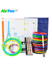 3D Ручка Air Pen Ultra Pro (RP-900A) MAXIMUM + Набор Эко пластика PLA 16 цветов 80 метров + Набор трафаретов для рисования + светящийся PLA пластик 10 метров + лопатка + коврик (220x220 мм)!