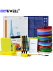 3D Ручка MyRiwell RP-300A Smart VIP + Набор PCL пластика 12 цветов (120 метров) + набор цветных трафаретов для рисования + лопатка для снятия рисунков + Коврик для 3D ручек Формат А4!