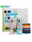 3D Ручка Air Pen 3S PRO + Набор ABS пластика 16 цветов (80 метров) + набор цветных трафаретов для рисования!