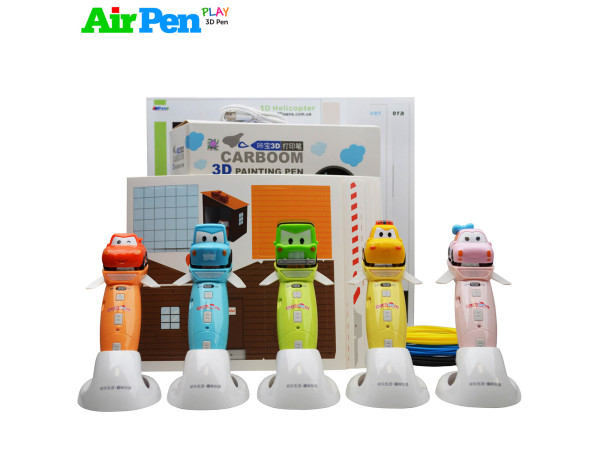 3D Ручка Air Pen Сarboom + Набор цветных трафаретов для рисования!