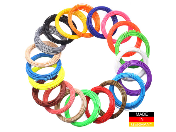 Набор пластика ABS+ для 3D ручек 560 метров (16 цветов по 35 метров)