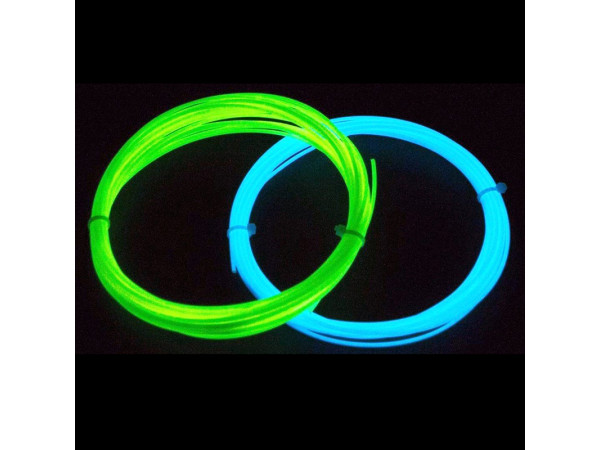 Светящийся PLA пластик для 3D ручки 10 метров (Green and Blue)